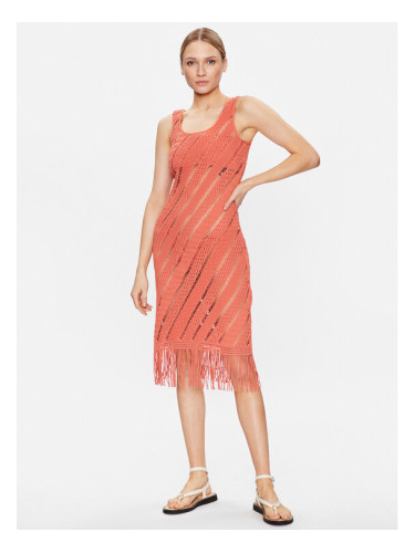Seafolly Плажна рокля Marrakesh 54848-CU Оранжев Slim Fit