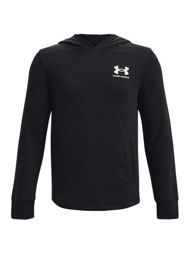 Under Armour Суитшърт UA Rival Terry Hoodie 1377251 Черен Relaxed Fit