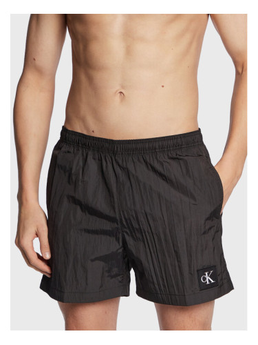 Calvin Klein Swimwear Плувни шорти KM0KM00819 Черен Regular Fit