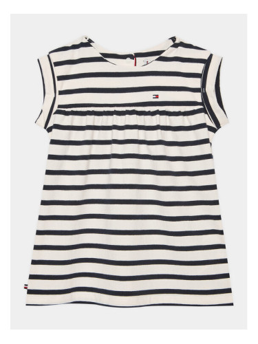 Tommy Hilfiger Ежедневна рокля KN0KN01627 Бял Regular Fit