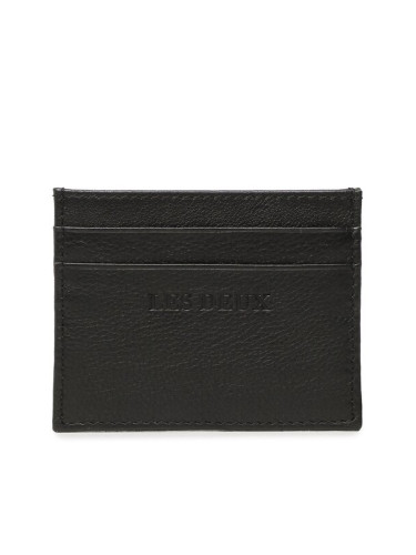 Les Deux Калъф за кредитни карти Leather Cardholder LDM940067 Черен