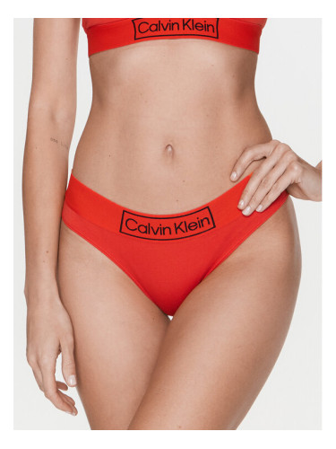 Calvin Klein Underwear Класически дамски бикини 000QF6775E Оранжев