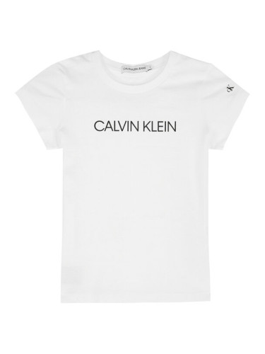 Calvin Klein Jeans Тишърт IG0IG00380 Бял Regular Fit