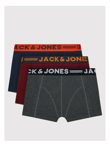 Jack&Jones Junior Комплект 3 чифта боксерки Lichfield 12149294 Цветен