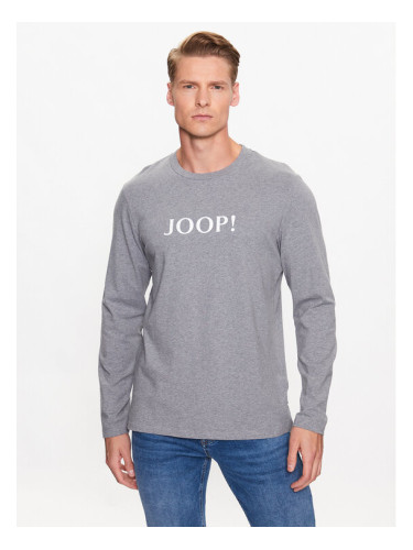JOOP! Тениска с дълъг ръкав 30029918 Сребрист Regular Fit