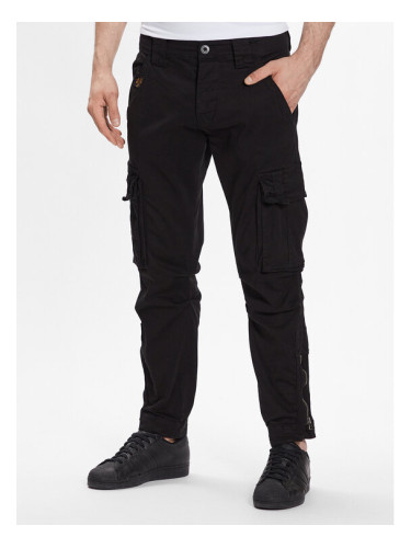 Alpha Industries Текстилни панталони Task Force 106203 Черен Regular Fit