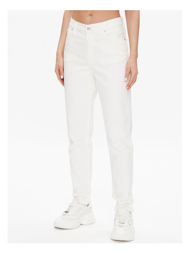 Calvin Klein Jeans Дънки J20J220603 Бял Regular Fit