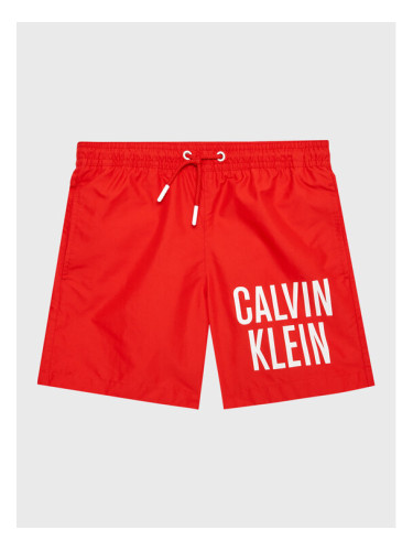 Calvin Klein Swimwear Плувни шорти Medium KV0KV00021 Червен Regular Fit