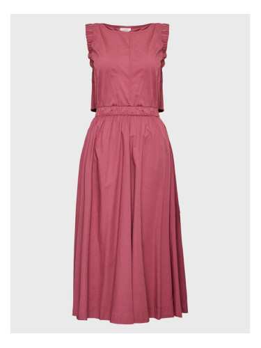 Deha Ежедневна рокля D83096 Розов Regular Fit