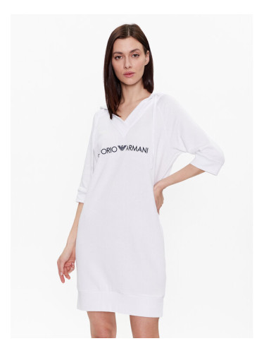 Emporio Armani Underwear Плетена рокля 164677 3R268 00010 Бял Regular Fit