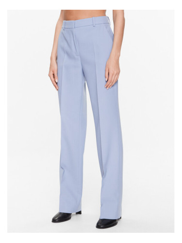 Calvin Klein Текстилни панталони Essential Slim Straight K20K205188 Светлосиньо Regular Fit