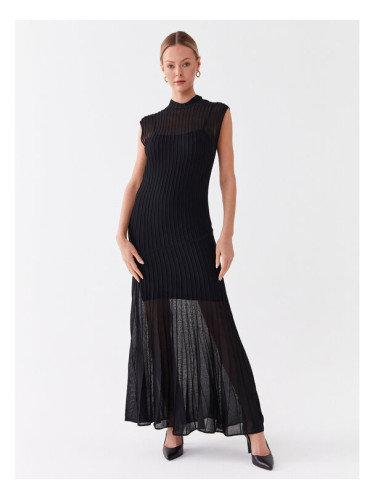 Calvin Klein Плетена рокля K20K205555 Черен Regular Fit