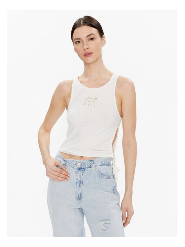 Calvin Klein Jeans топ J20J221062 Екрю Regular Fit