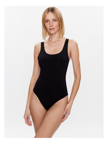 Calvin Klein Swimwear Бански костюм KW0KW02035 Черен