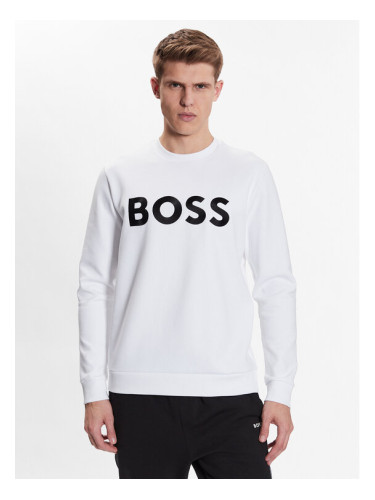 Boss Суитшърт 50482898 Бял Relaxed Fit