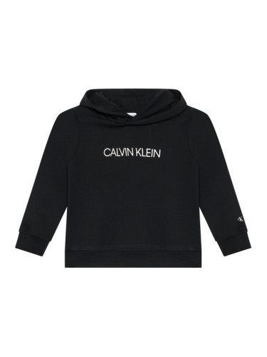Calvin Klein Jeans Суитшърт Institutional Logo IU0IU00163 Черен Regular Fit