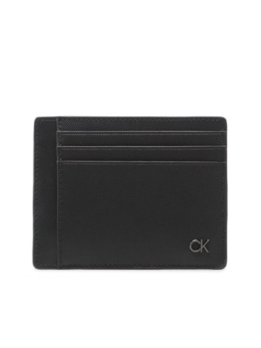 Calvin Klein Калъф за кредитни карти Ck Clean Pq Id Cardholder K50K510299 Черен