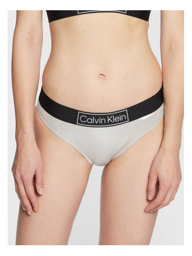 Calvin Klein Swimwear Долнище на бански Classic KW0KW01949 Сребрист