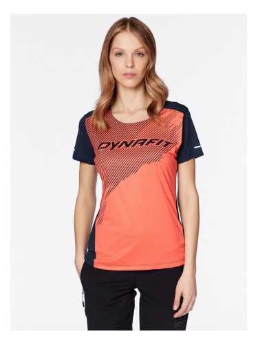 Dynafit Тениска от техническо трико Alpine 08-0000071457 Оранжев Regular Fit