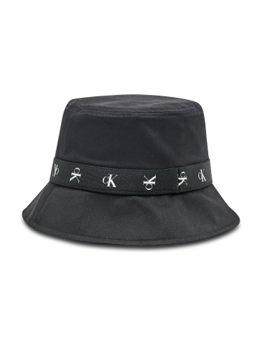 Текстилна шапка Calvin Klein Jeans K60K610711 Черен