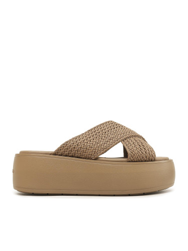 Чехли Calvin Klein Bubble Slide-Woven HW0HW01468 Кафяв