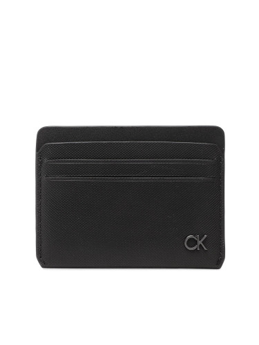 Калъф за кредитни карти Calvin Klein Ck Clean Pq Cardholder 6Cc K50K510288 Черен