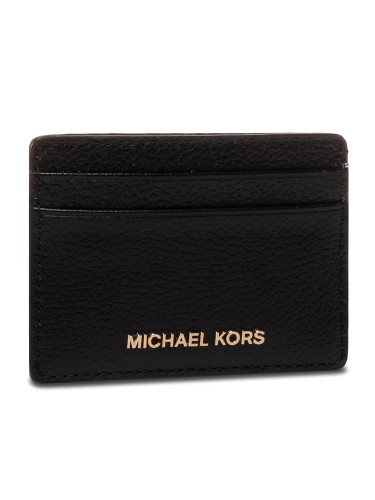 Калъф за кредитни карти MICHAEL Michael Kors Jet Set 34F9GF6D0L Черен