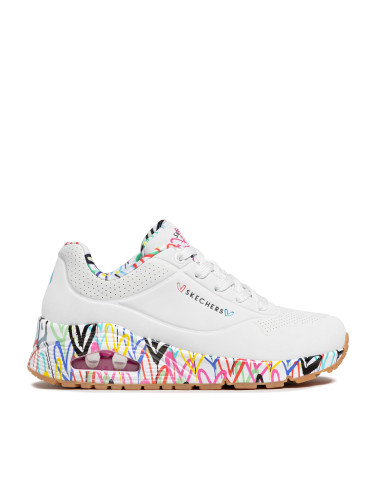 Сникърси Skechers Uno Loving Love 155506/WHT Бял