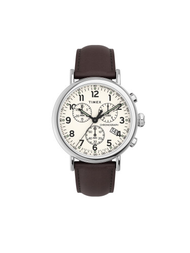 Часовник Timex Standard Chronograph TW2V27600 Кафяв