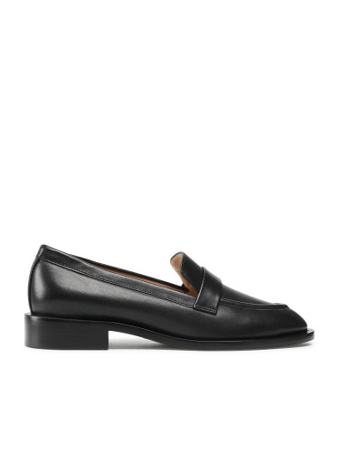 Лоуфъри Stuart Weitzman Palmer Sleek Loafer S5987 Черен