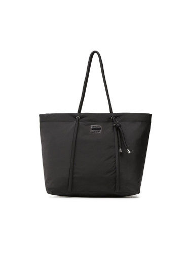 Дамска чанта Tommy Jeans Tjw Beach Summer Tote AW0AW14583 Черен