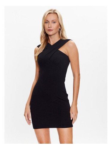 Sisley Ежедневна рокля 4V3CLV03X Черен Regular Fit