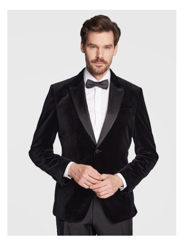 Boss Сако H-Hutson-Tux-231 50484709 Черен Slim Fit