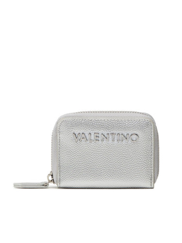 Valentino Малък дамски портфейл Divina VPS1R4139G Сребрист