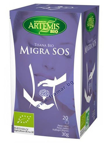 АРТЕМИС БИО ЧАЙ MIGRA SOS филтър * 20