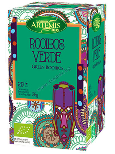 АРТЕМИС БИО ЧАЙ ЗЕЛЕН РОЙБОС филтър * 20