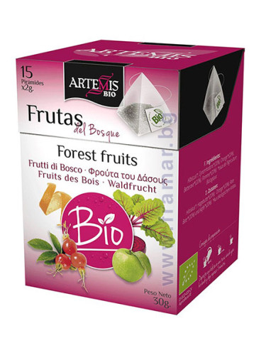 АРТЕМИС БИО ЧАЙ ОТ СВЕЖИ ГОРСКИ ПЛОДОВЕ филтър * 15