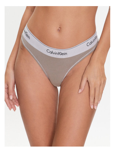Calvin Klein Underwear Бикини тип прашка 000QF7208E Бежов