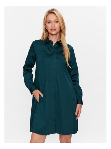 Seidensticker Рокля тип риза 60.130701 Зелен Regular Fit