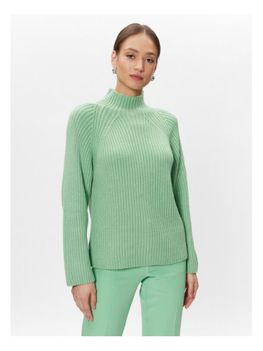 Gina Tricot Пуловер Felicia 18448 Зелен Regular Fit