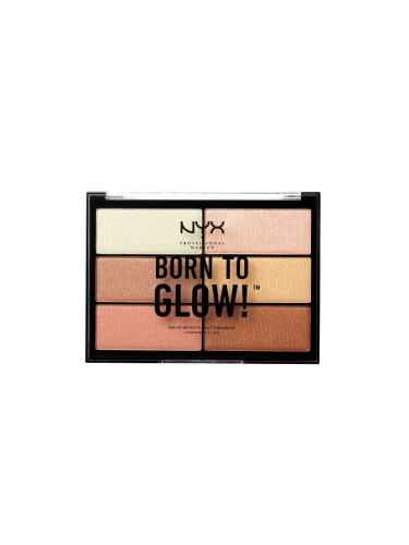 NYX Professional Makeup Born To Glow Highlighting Palette Хайлайтър за жени 28,8 гр