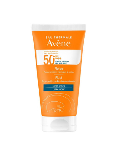 AVENE SPF 50+ Слънцезащитен флуид за комбинирана кожа 50 мл