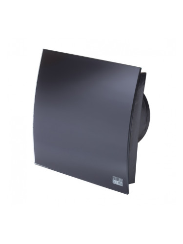 Вентилатор за баня MMP 06, ф100mm с клапа, 230VAC, 18W, 169m3/h, квадратен 170x170mm, черен мат