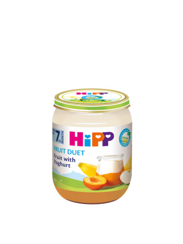 HIPP БИО Йогурт с плодове 7+ мес. 160 г