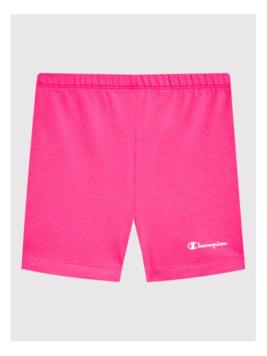 Champion Спортни шорти 404326 Розов Slim Fit