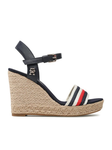 Tommy Hilfiger Еспадрили Corporate Wedge FW0FW07086 Цветен