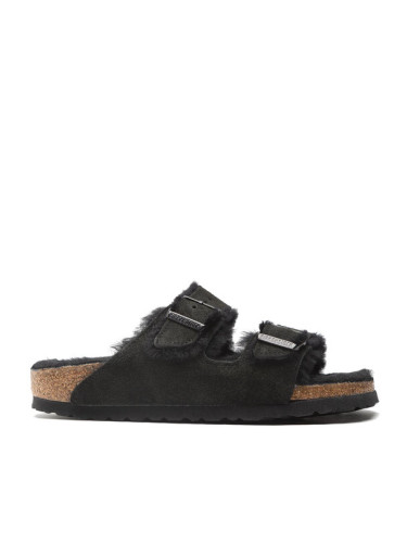 Birkenstock Чехли Arizona Shearling 0752663 Черен