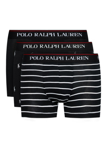 Polo Ralph Lauren Комплект 3 чифта боксерки 714830299009 Черен