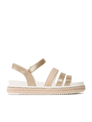 Tommy Hilfiger Еспадрили Platform Velcro Sandal T3A2-32761-0568 S Златист