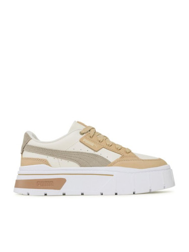 Puma Сникърси Mayze Stack Luxe Wns 389853 02 Бежов